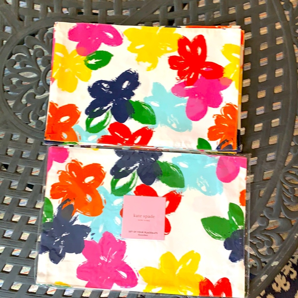 10 KATE SPADE FLORAL PLACEMATS
